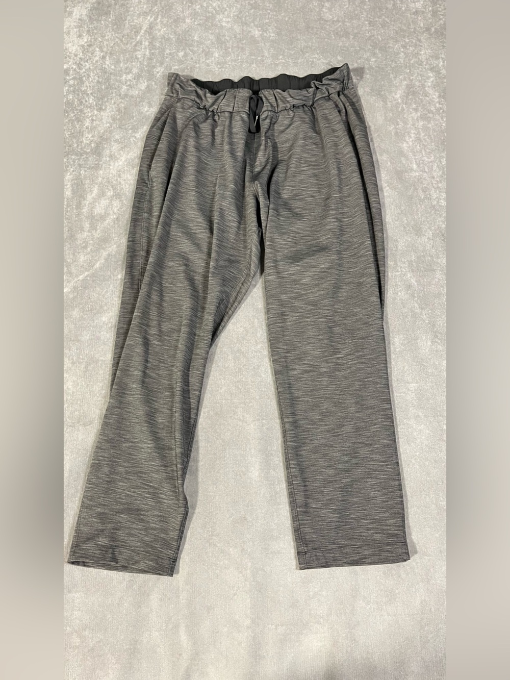 Lululemon On The Fly Pant *28" Heathered Black Size 12